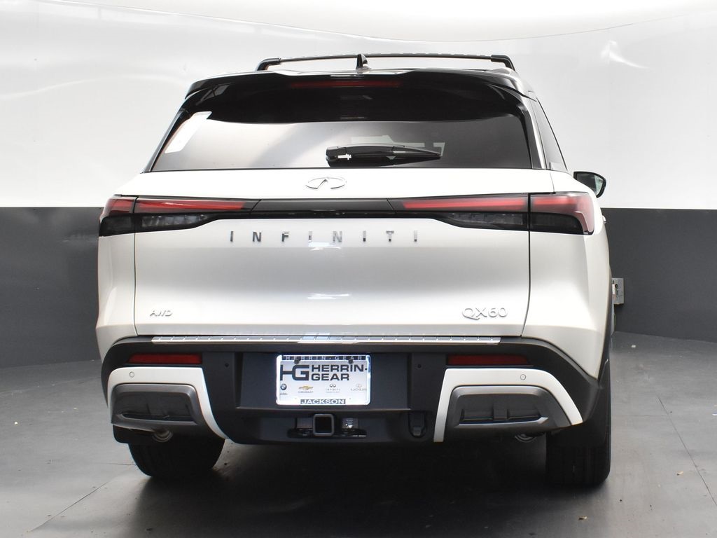 2025 Majestic White/Black Obsidian Infiniti QX60 Autograph AWD SUV
