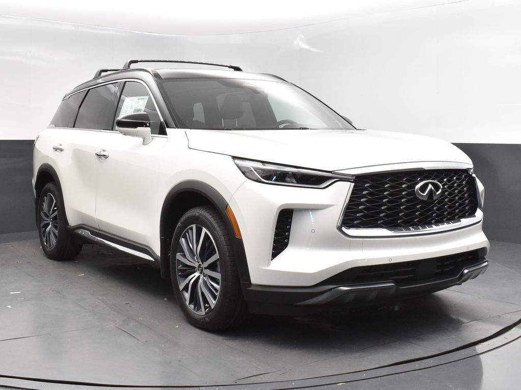 2025 Majestic White/Black Obsidian Infiniti QX60 Autograph AWD SUV