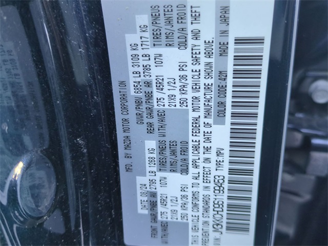 used 2025 Mazda CX-90 car, priced at $35,611