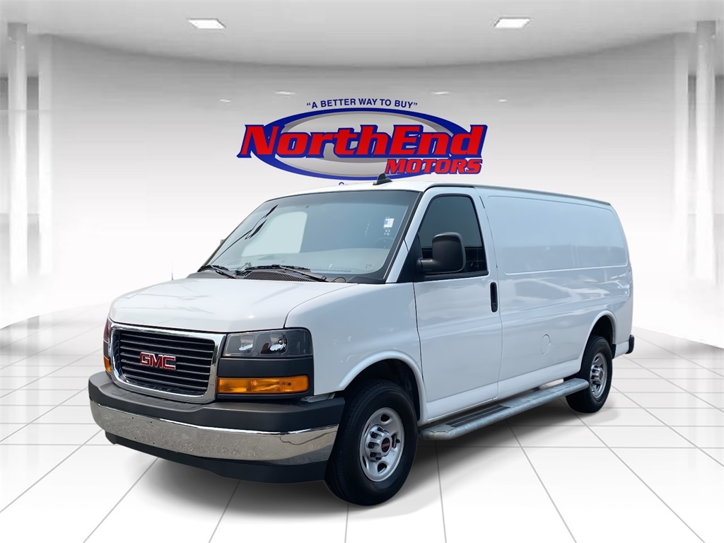 2023 Summit White GMC Savana Cargo Van Work Van RWD Van