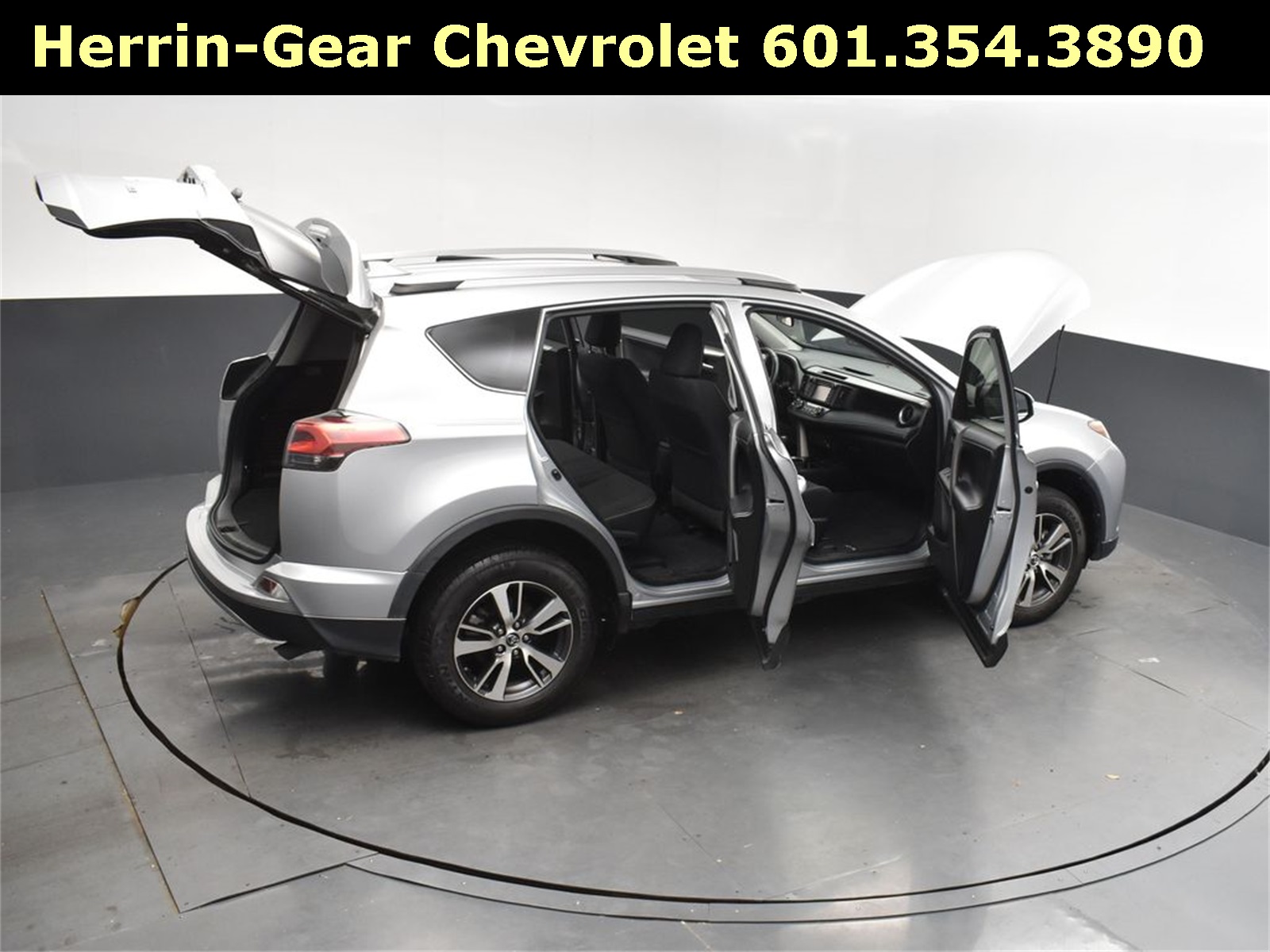 2018 Silver Sky Metallic Toyota RAV4 Adventure FWD SUV
