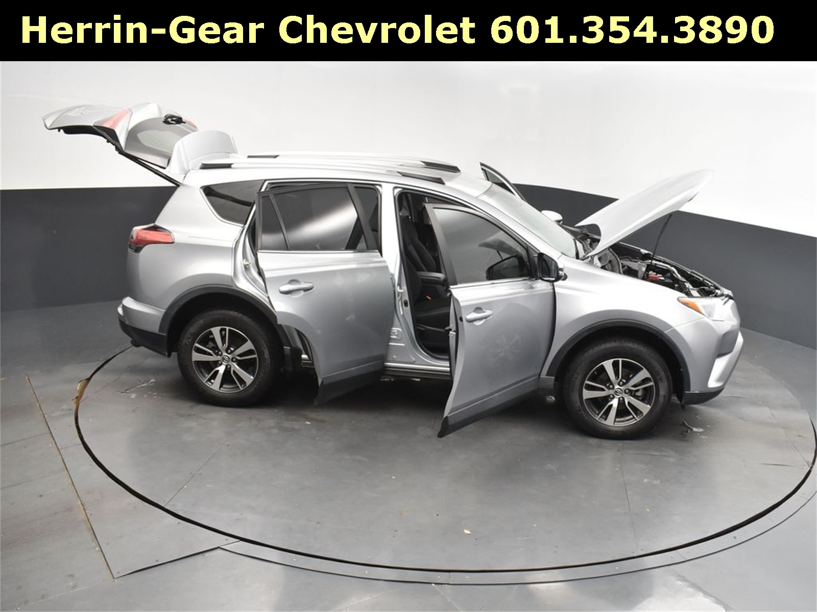 2018 Silver Sky Metallic Toyota RAV4 Adventure FWD SUV