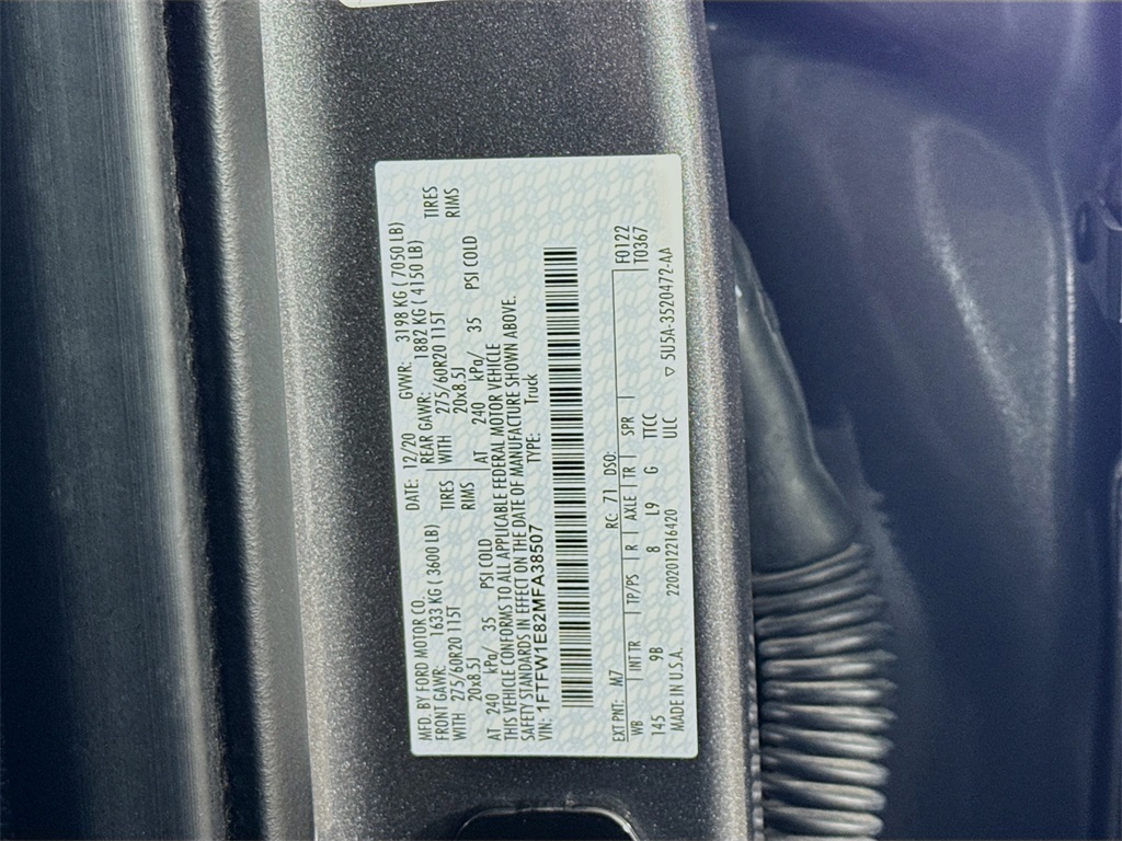 Photo of 2021 Ford F-150 Platinum in Myrtle Beach, SC - 34,  2021 Ford F-150 Platinum:3804H