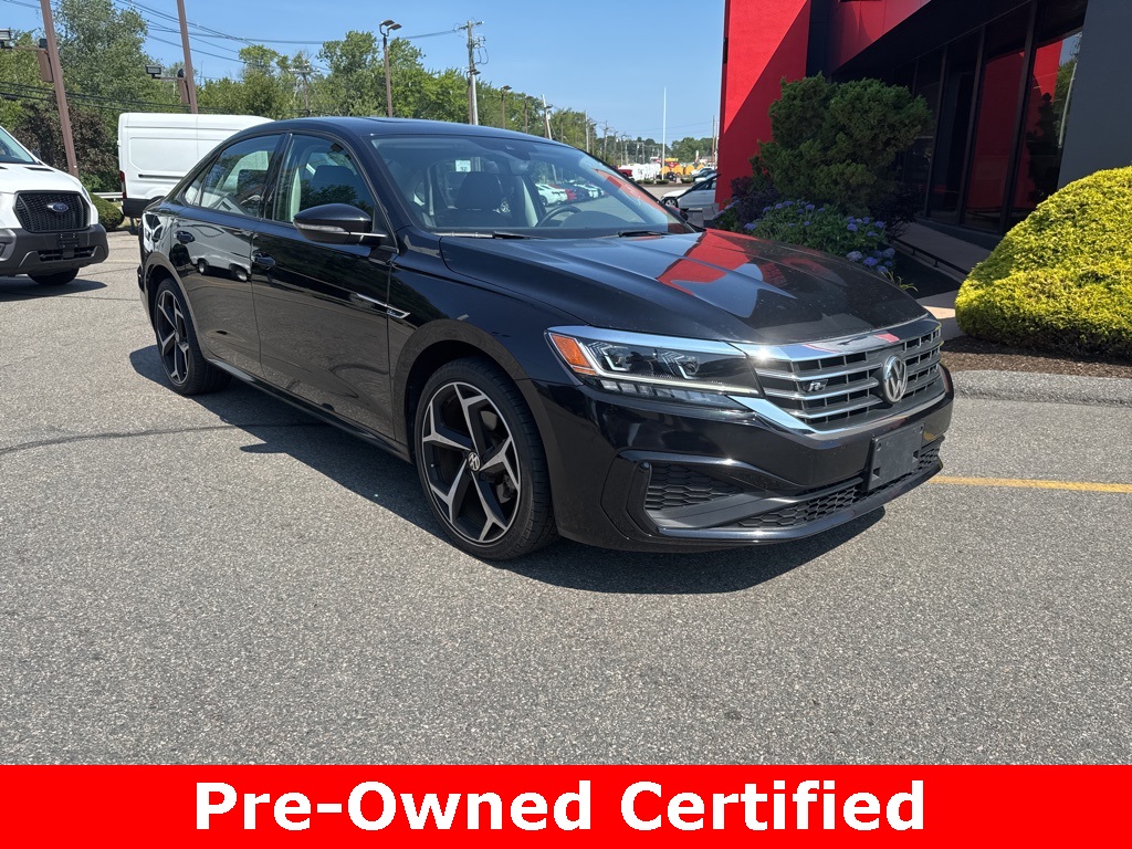 2020 Black Volkswagen Passat 2.0T R-Line FWD Sedan