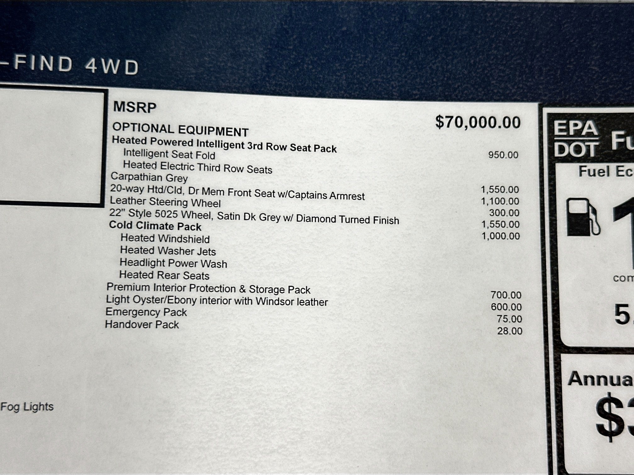 new 2025 Land Rover Discovery car, priced at $79,478