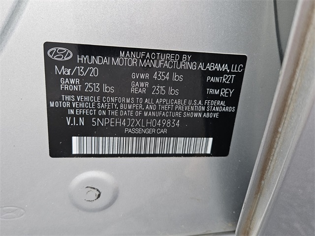 2020 Hyundai Sonata Limited