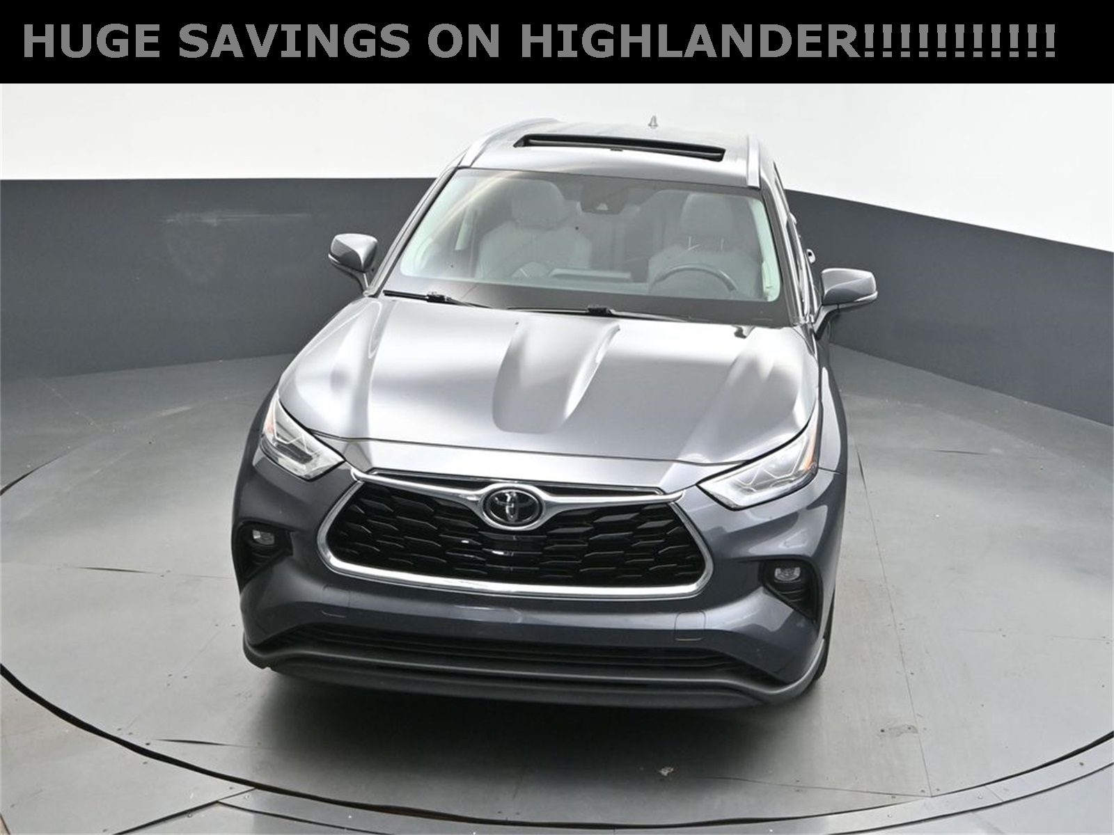 2021 Magnetic Gray Metallic Toyota Highlander Limited FWD SUV
