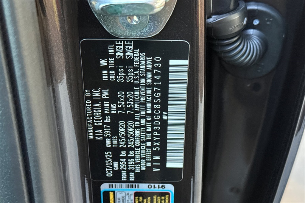 new 2025 Kia Telluride car, priced at $48,215