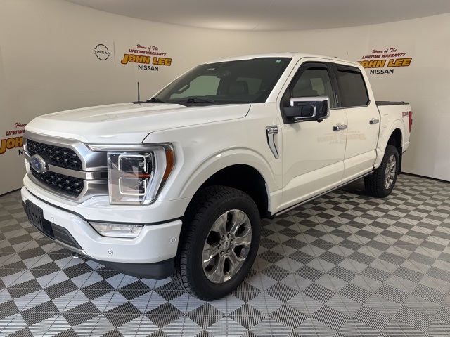 2021 White Ford F-150 Platinum 4X4 Truck