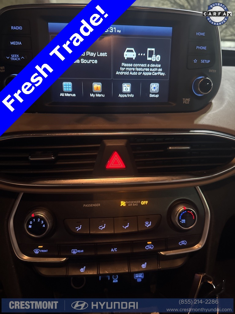 used 2019 Hyundai Santa Fe car, priced at $14,977