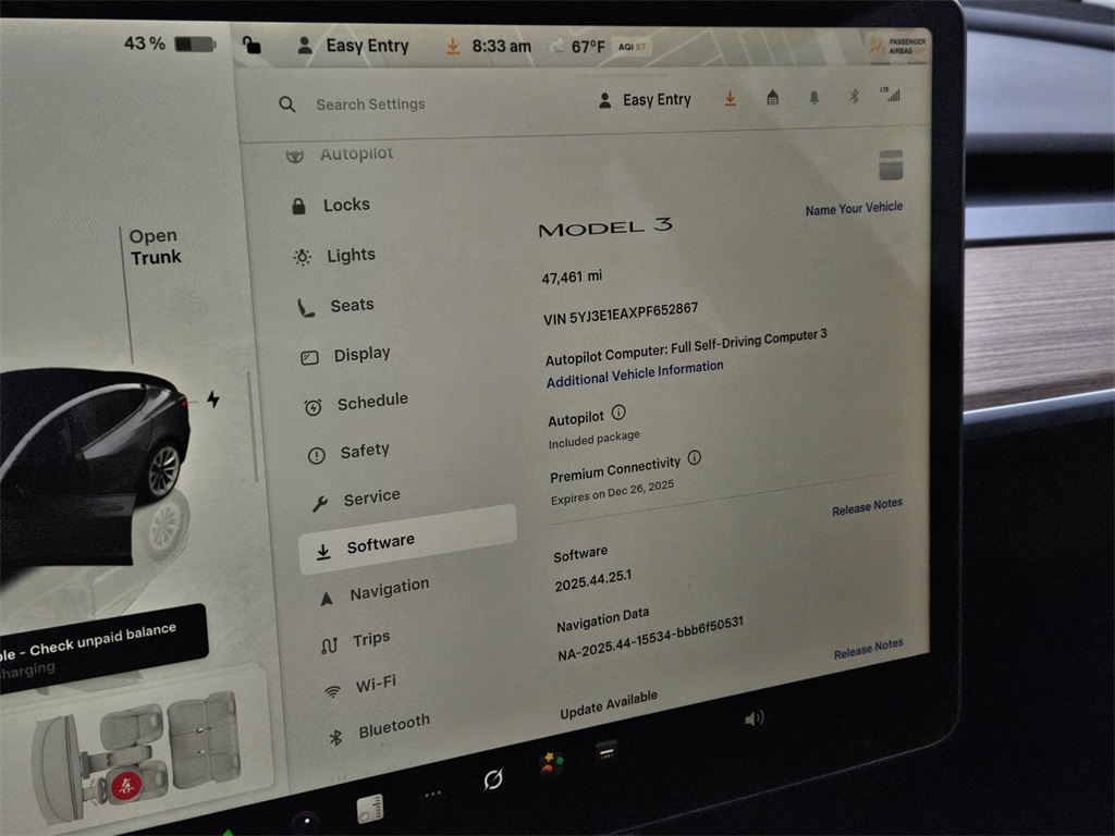 used 2023 Tesla Model 3 car, priced at $22,900
