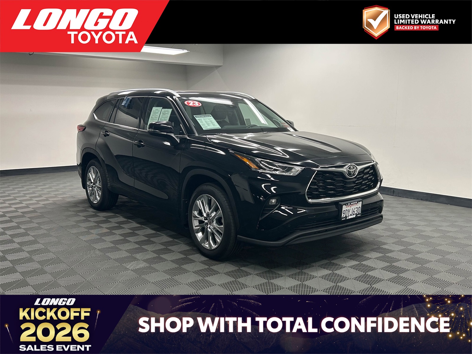 used 2023 Toyota Highlander car, priced at $34,788