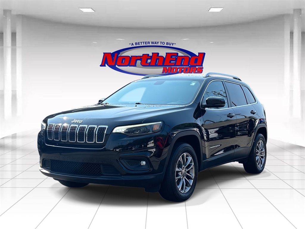 2019 Diamond Black Crystal Pearlcoat Jeep Cherokee Latitude Plus 4X4 SUV