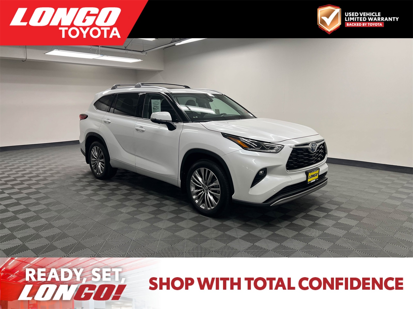 used 2023 Toyota Highlander Hybrid car, priced at $46,688