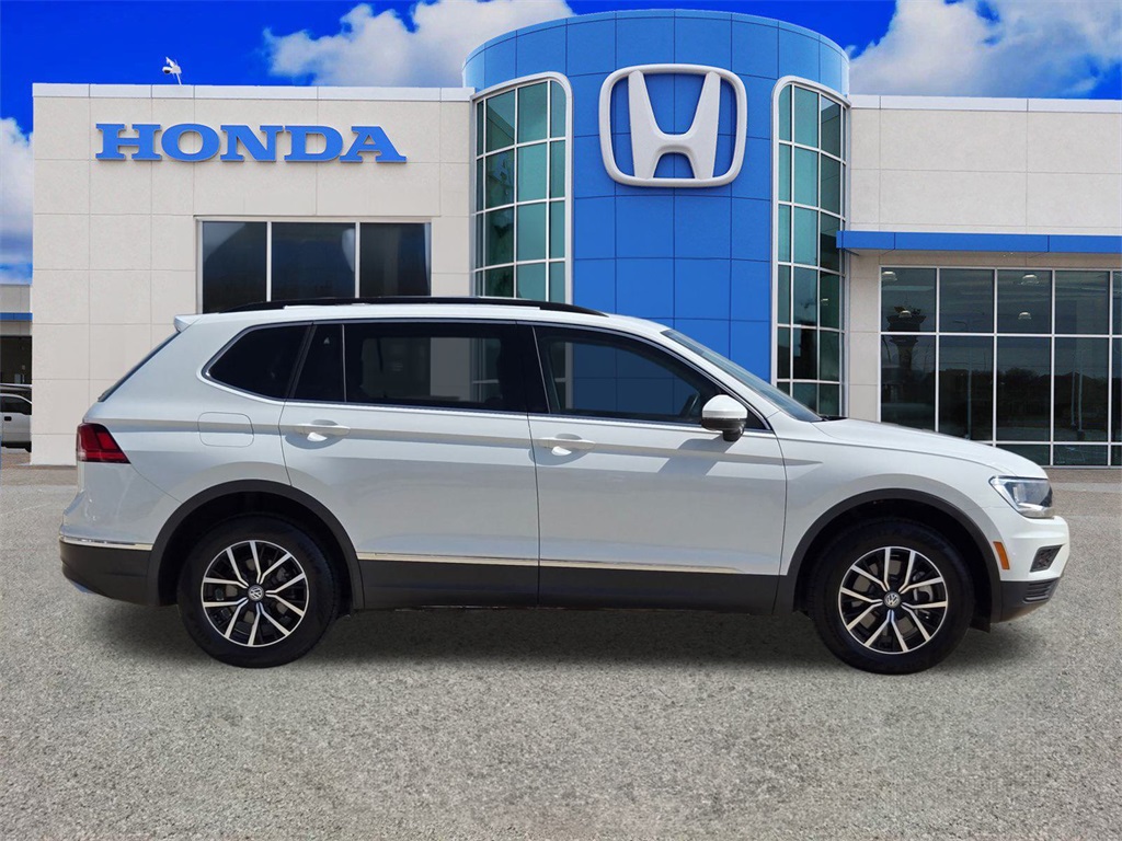 Used 2021 Volkswagen Tiguan SE with VIN 3VV3B7AX8MM103599 for sale in Weatherford, TX
