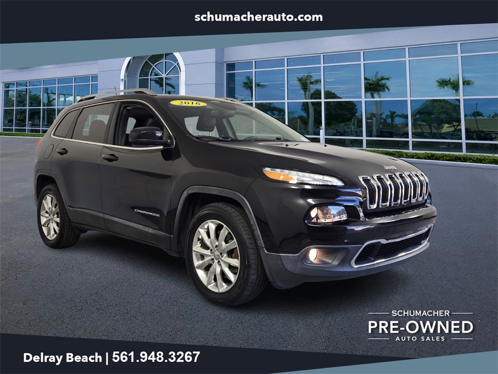 used 2016 Jeep Cherokee car, priced at $11,488