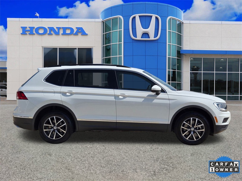 Used 2021 Volkswagen Tiguan SE with VIN 3VV3B7AX8MM103599 for sale in Weatherford, TX
