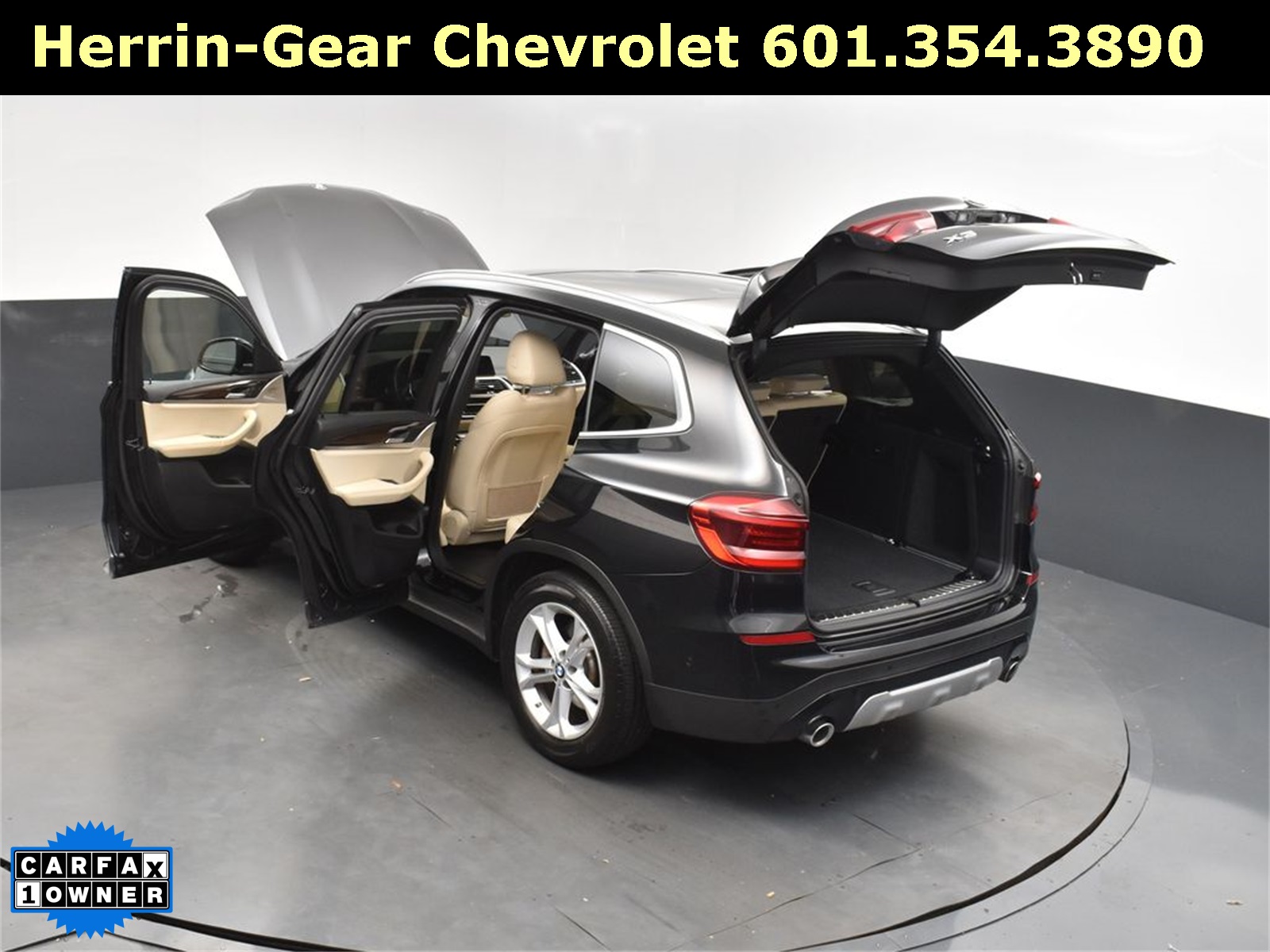 2021 Black Sapphire Metallic BMW X3 xDrive30i AWD SUV