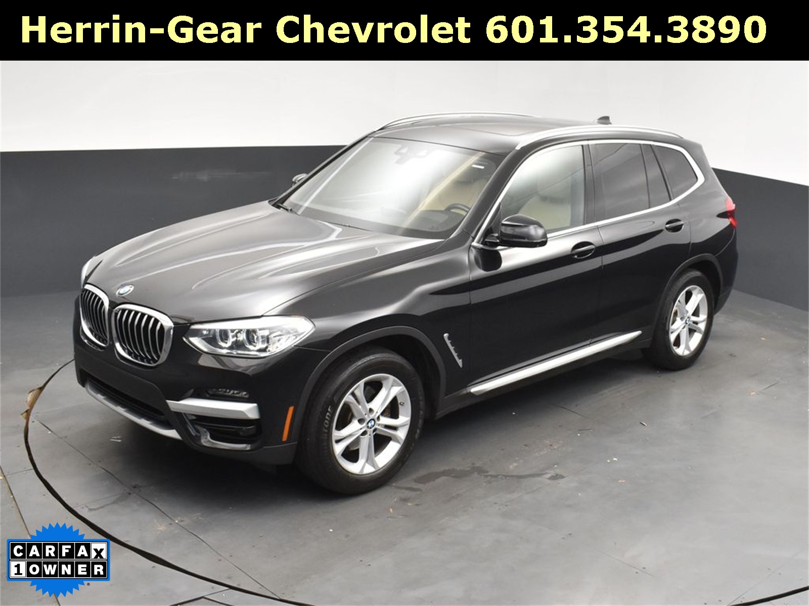 2021 Black Sapphire Metallic BMW X3 xDrive30i AWD SUV