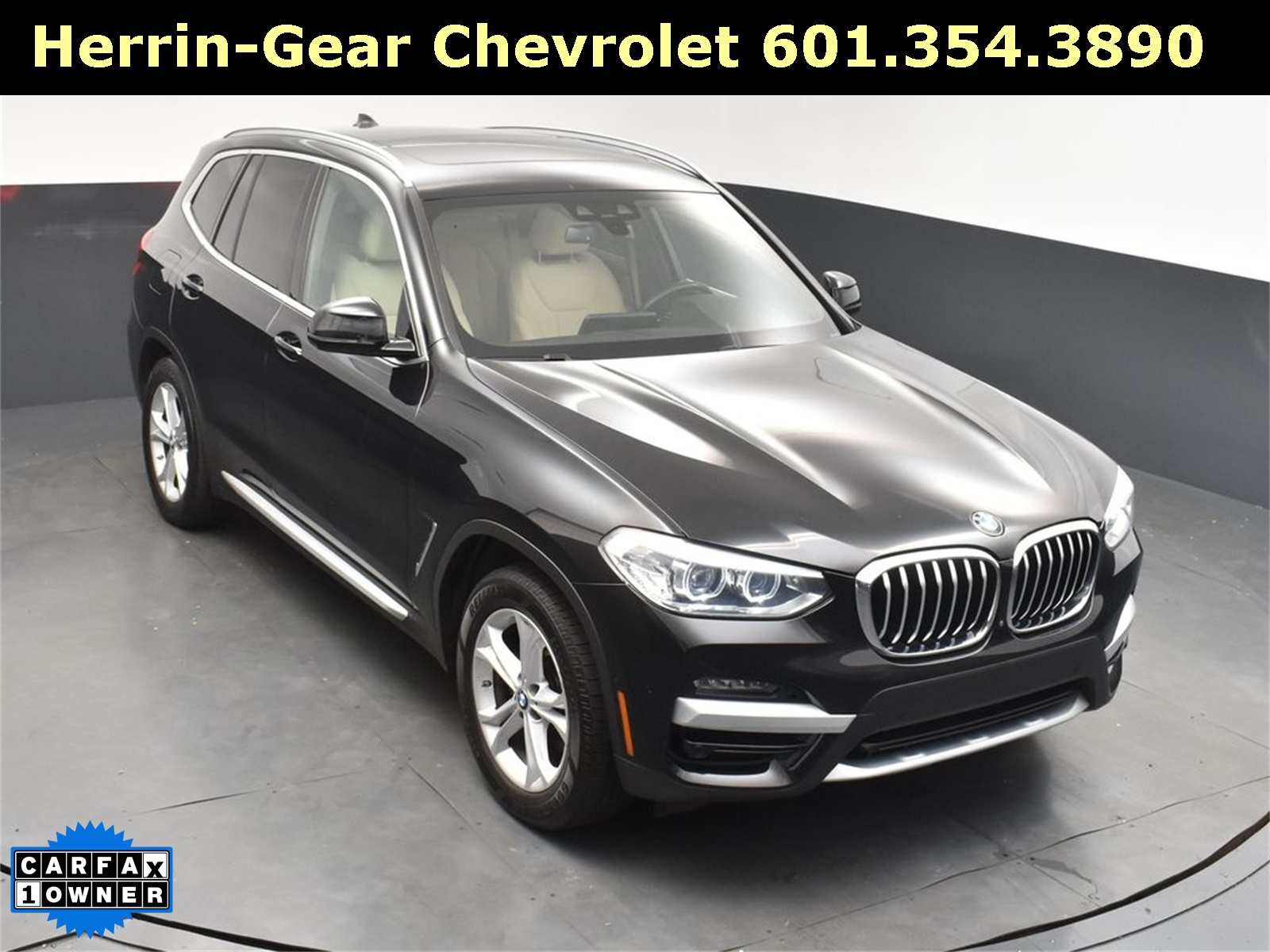 2021 Black Sapphire Metallic BMW X3 xDrive30i AWD SUV