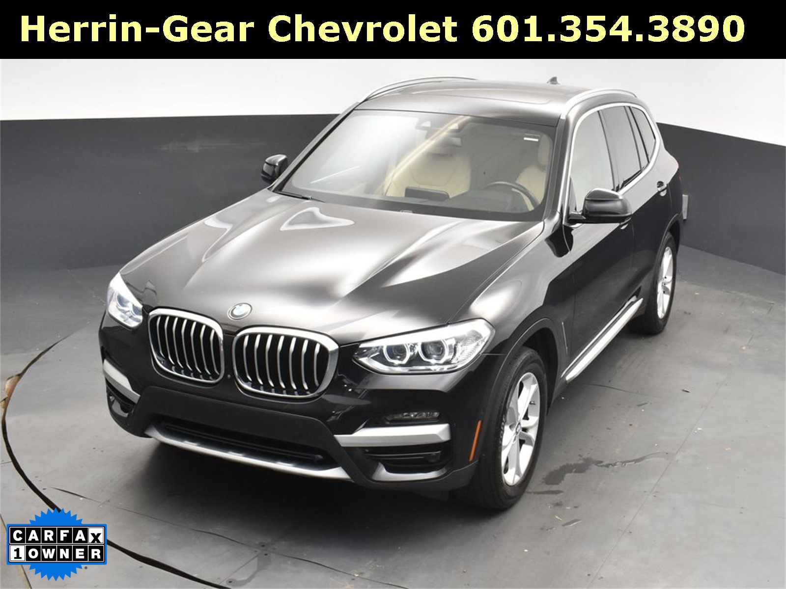 2021 Black Sapphire Metallic BMW X3 xDrive30i AWD SUV