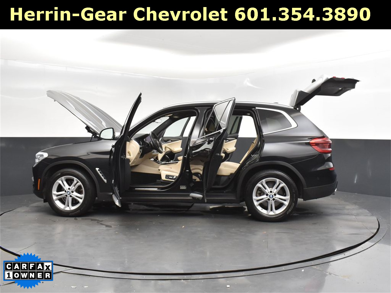 2021 Black Sapphire Metallic BMW X3 xDrive30i AWD SUV