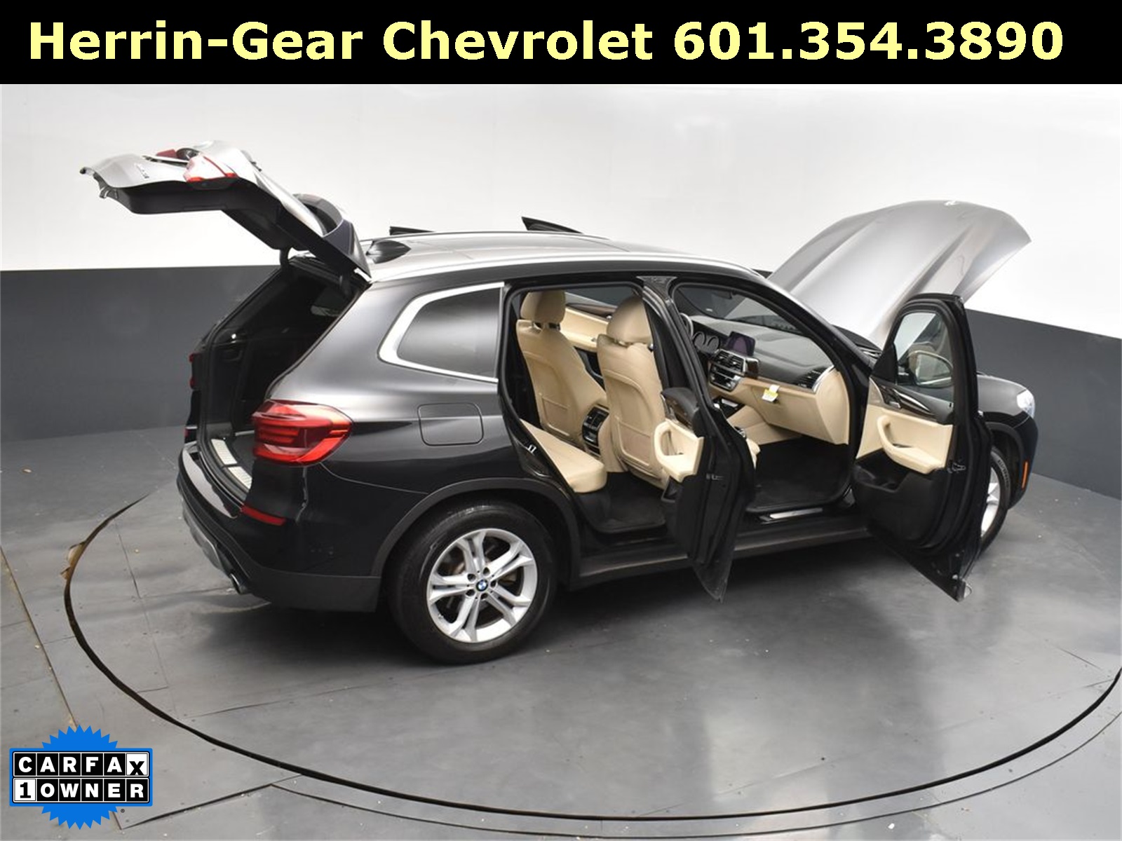 2021 Black Sapphire Metallic BMW X3 xDrive30i AWD SUV