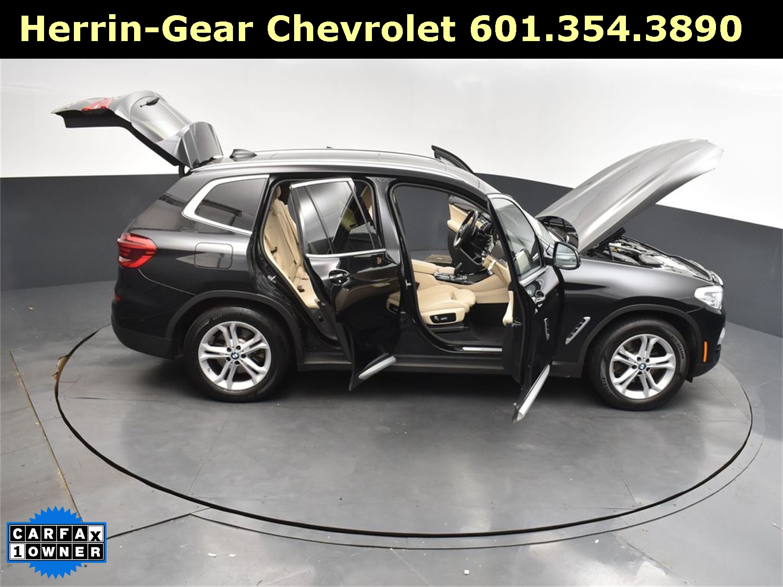 2021 Black Sapphire Metallic BMW X3 xDrive30i AWD SUV