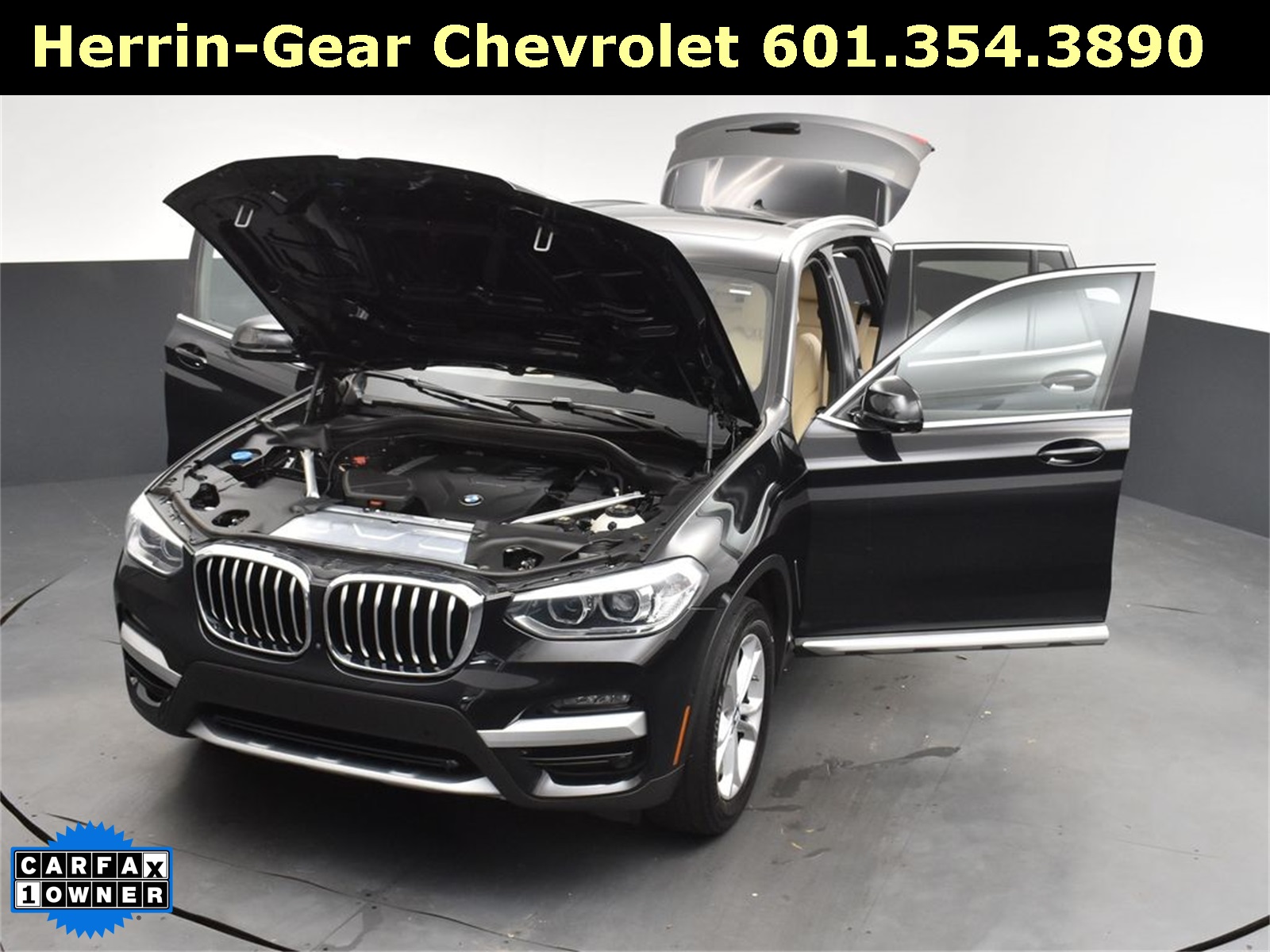 2021 Black Sapphire Metallic BMW X3 xDrive30i AWD SUV