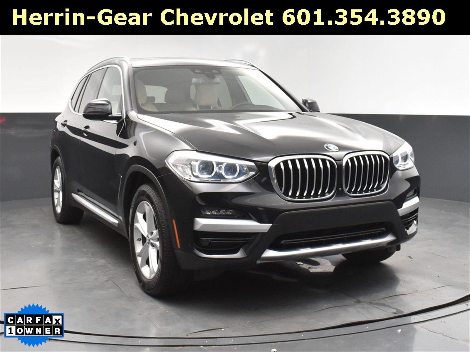 2021 Black Sapphire Metallic BMW X3 xDrive30i AWD SUV