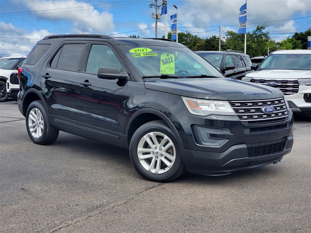 Used 2017 Ford Explorer Base with VIN 1FM5K8B85HGB55160 for sale in Owosso, MI