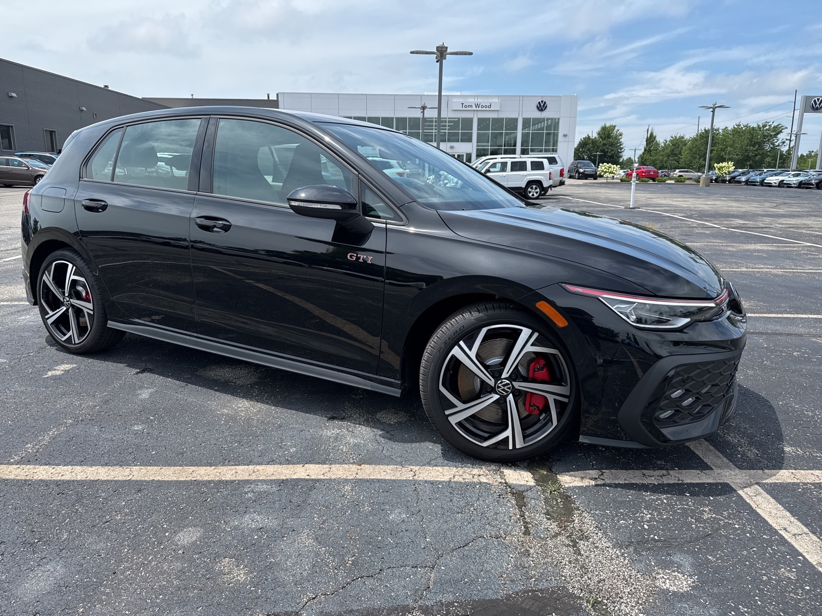 new 2025 Volkswagen Golf GTI car, priced at $36,300
