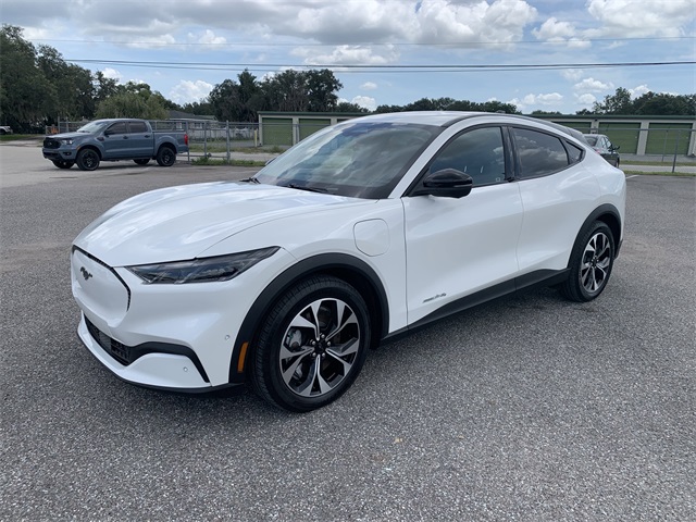 2024 White Metallic Ford Mustang Mach-E Select AWD SUV