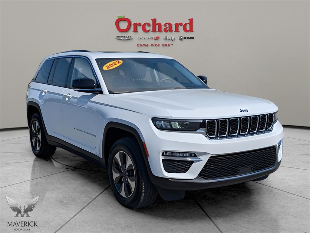 2022 Bright White Clearcoat Jeep Grand Cherokee 4xe 4xe 4X4 SUV