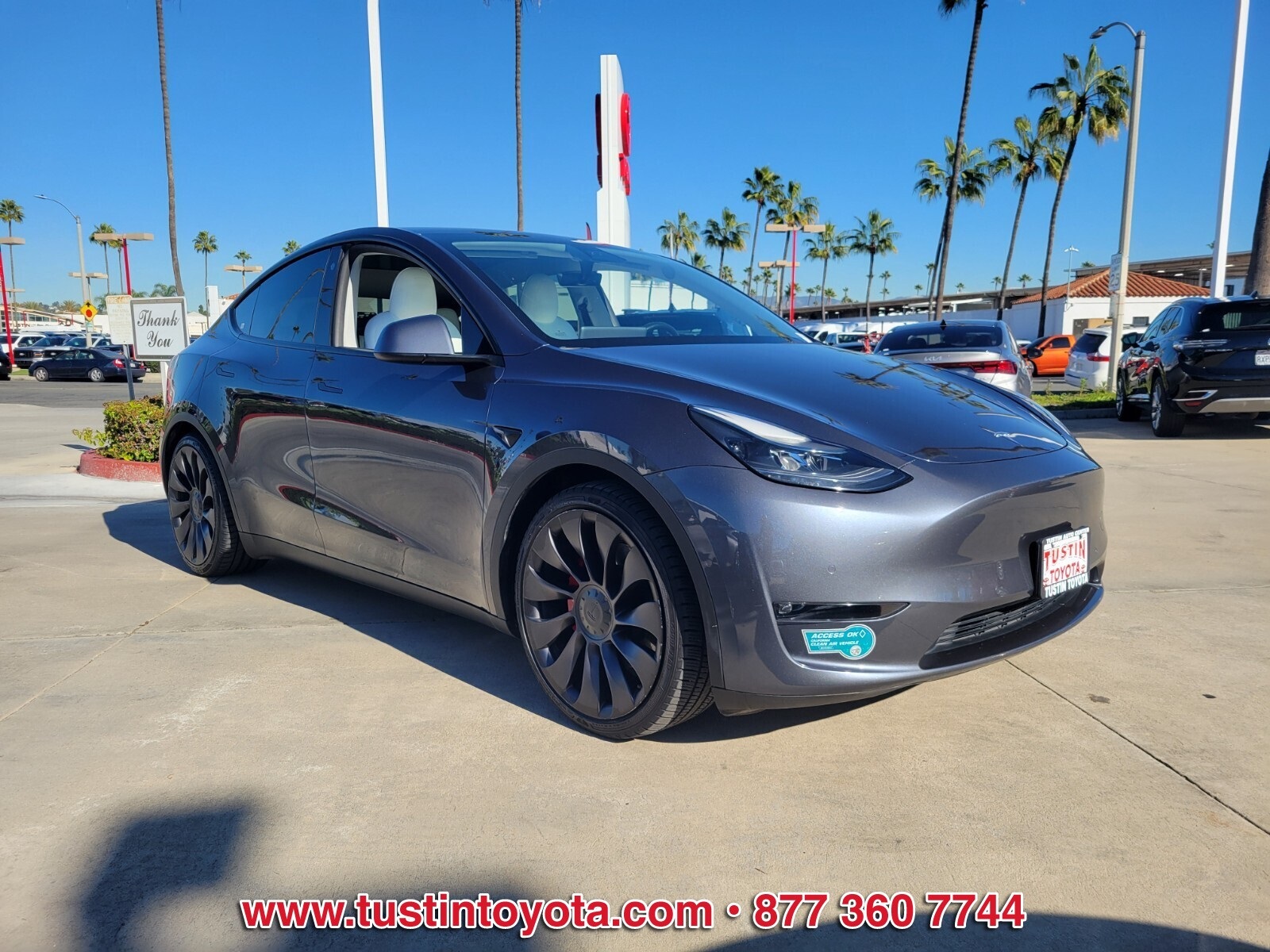 Used 2021 Tesla Model Y Performance with VIN 5YJYGDEF1MF277959 for sale in Riverside, CA