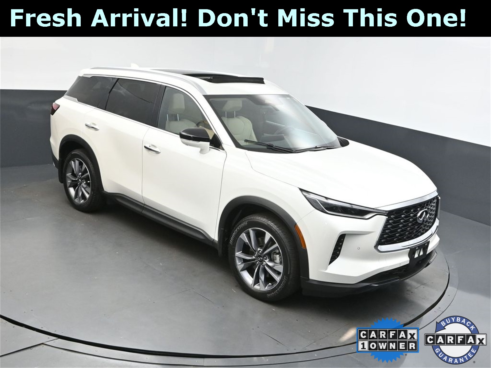 2024 Majestic White INFINITI QX60 LUXE SUV