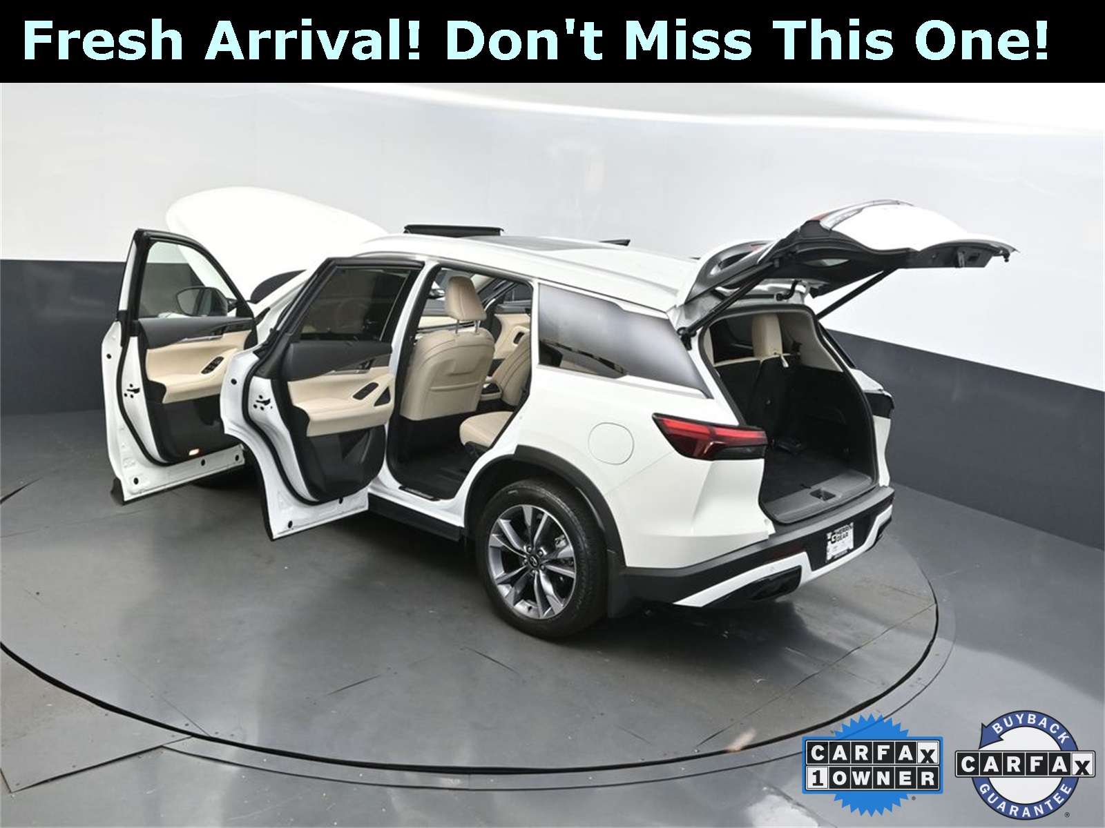 2024 Majestic White INFINITI QX60 LUXE FWD SUV