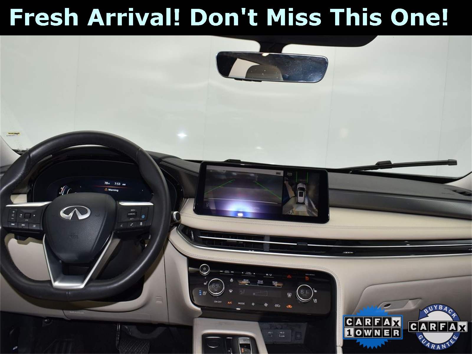 2024 Majestic White INFINITI QX60 LUXE FWD SUV