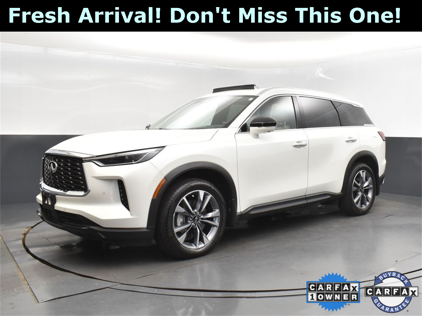 2024 Majestic White INFINITI QX60 LUXE FWD SUV