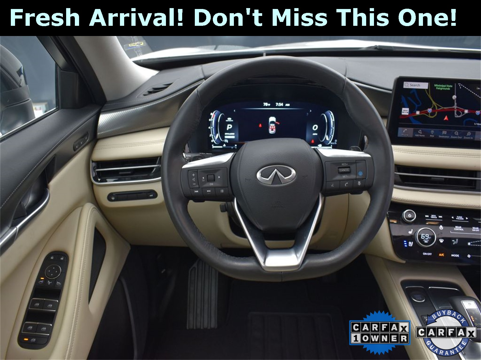 2024 Majestic White INFINITI QX60 LUXE FWD SUV