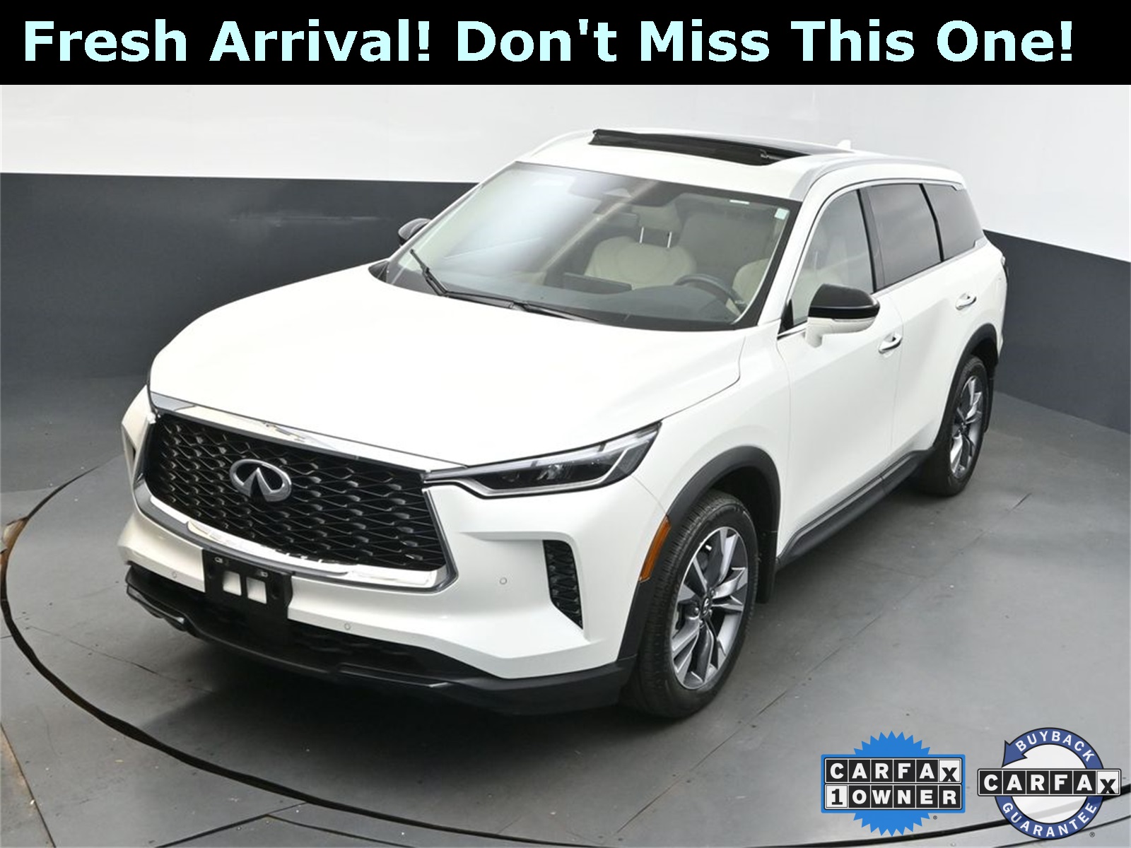 2024 Majestic White INFINITI QX60 LUXE FWD SUV