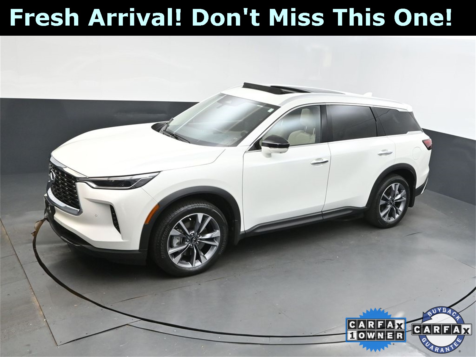 2024 Majestic White INFINITI QX60 LUXE FWD SUV