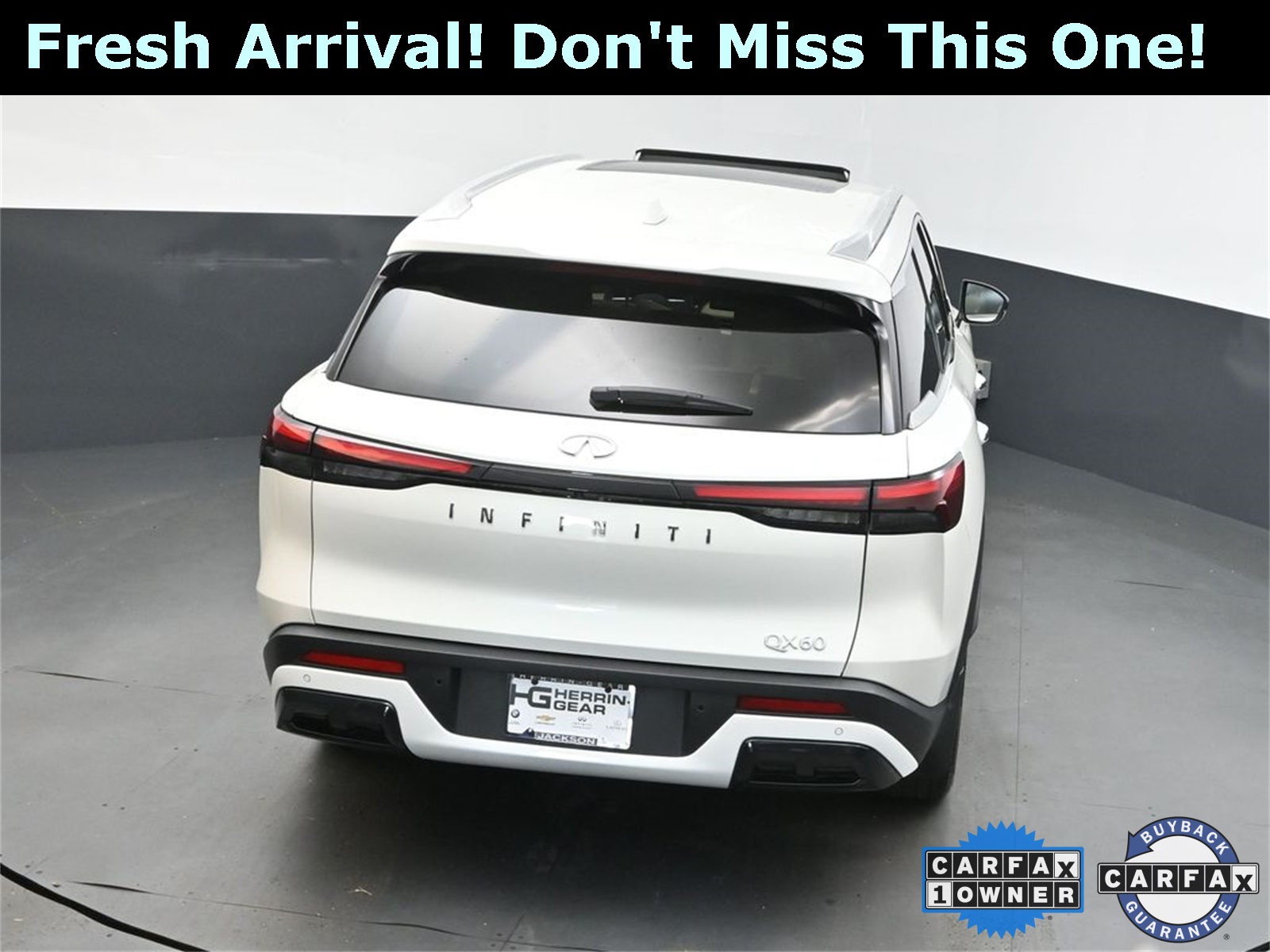 2024 Majestic White INFINITI QX60 LUXE FWD SUV