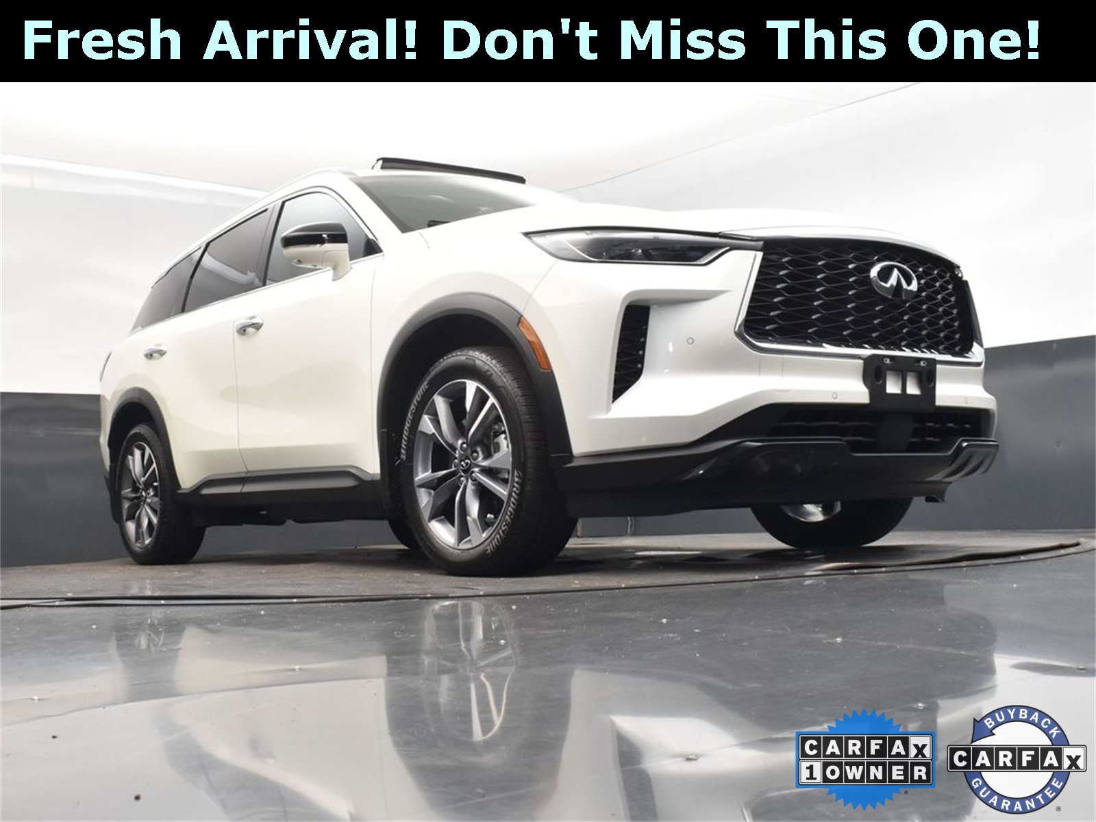 2024 Majestic White INFINITI QX60 LUXE FWD SUV