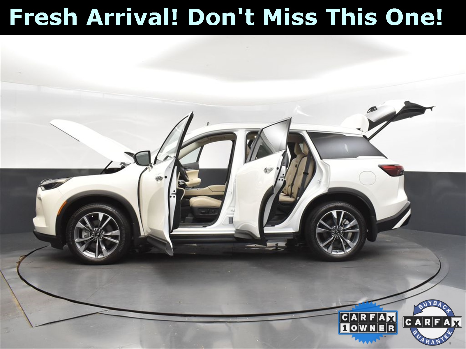2024 Majestic White INFINITI QX60 LUXE FWD SUV
