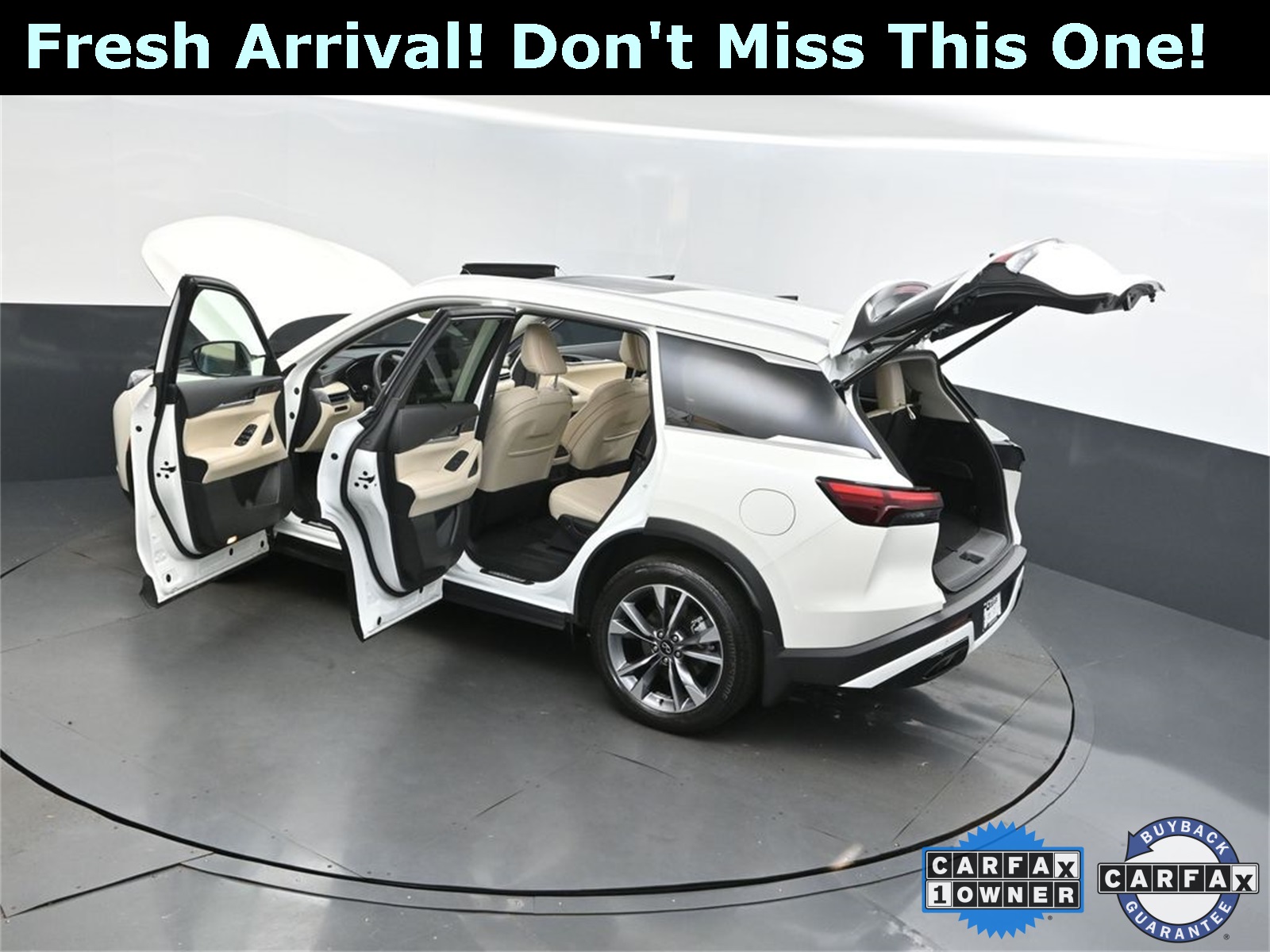 2024 Majestic White INFINITI QX60 LUXE FWD SUV