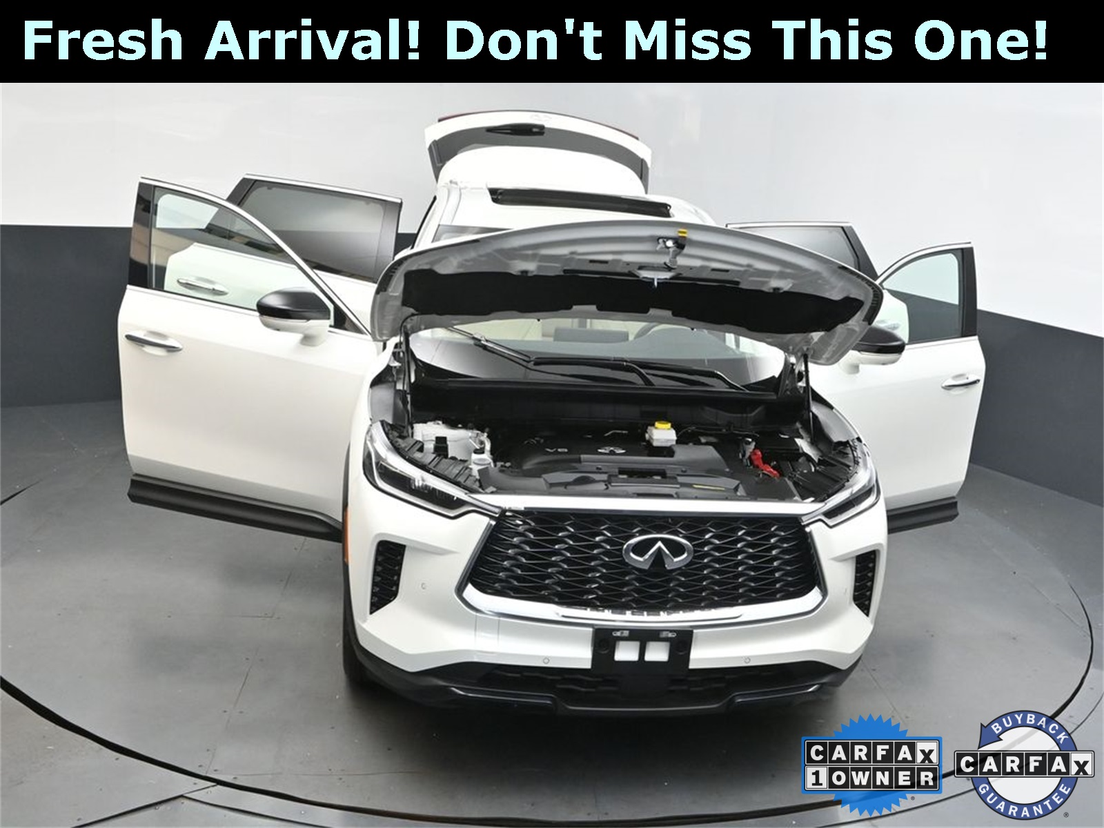 2024 Majestic White INFINITI QX60 LUXE FWD SUV
