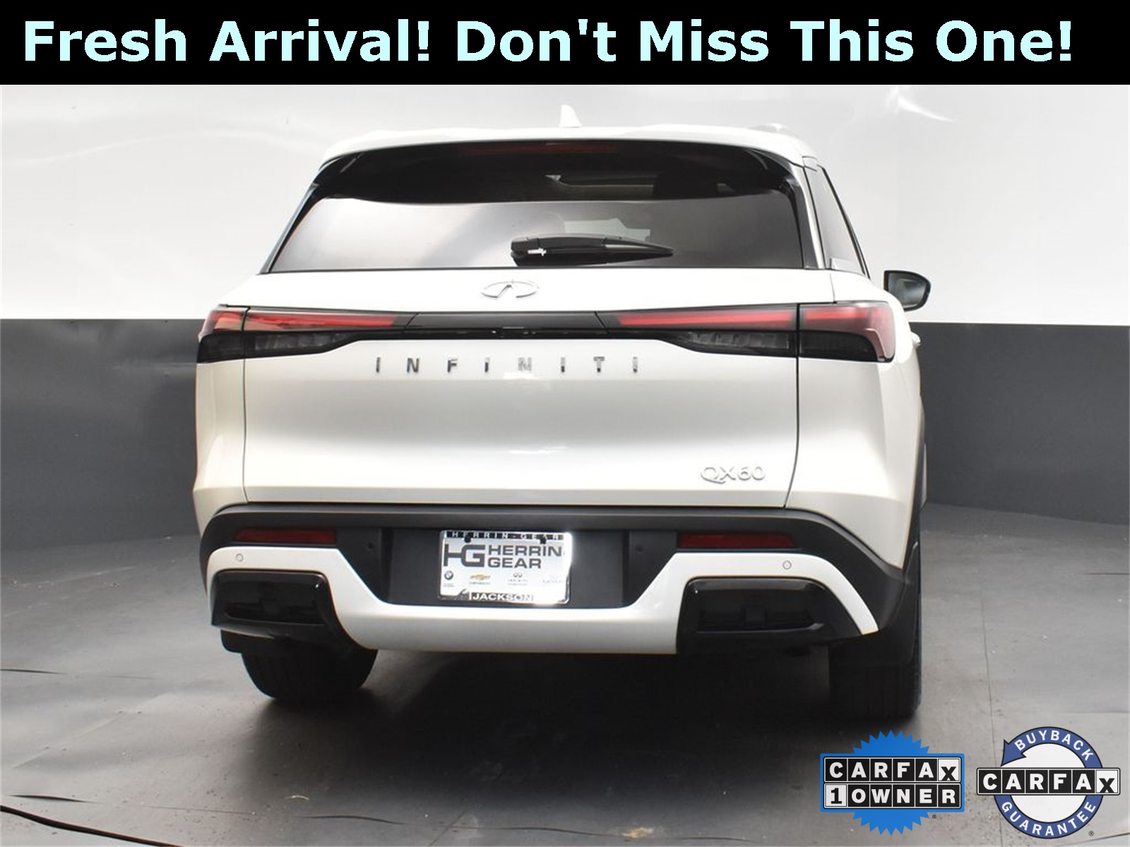 2024 Majestic White INFINITI QX60 LUXE FWD SUV