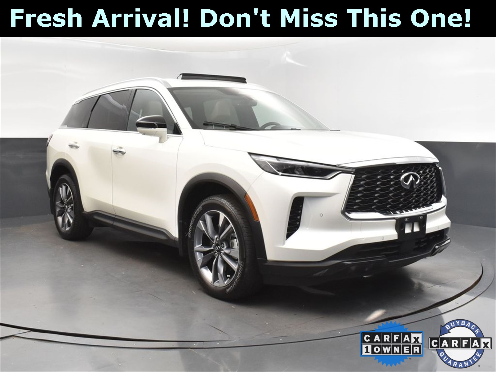 2024 Majestic White INFINITI QX60 LUXE FWD SUV