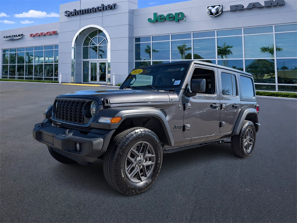 used 2024 Jeep Wrangler car, priced at $34,988